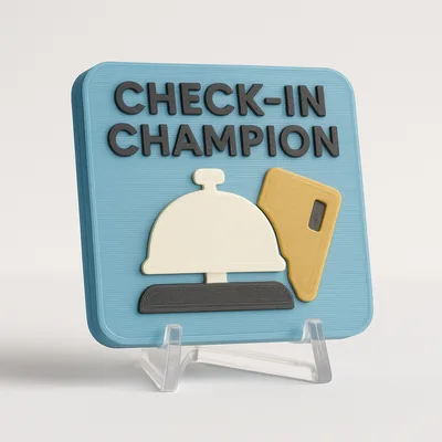 Hospitality Crew badge collection
