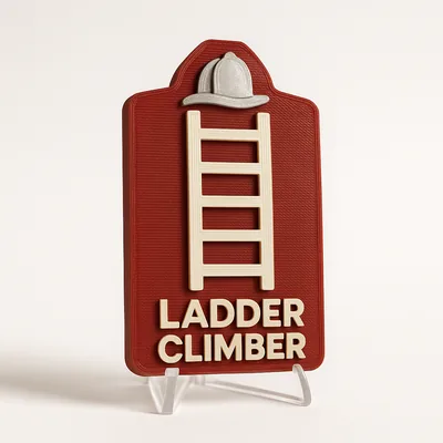 Ladder Climber magnetic 3D-printed achievement badge