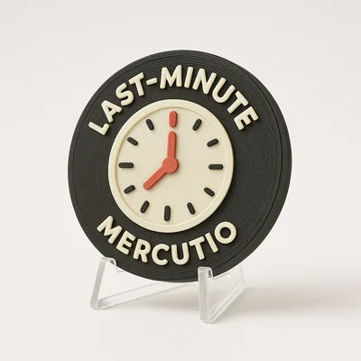 Last-Minute Mercutio magnetic 3D-printed achievement badge