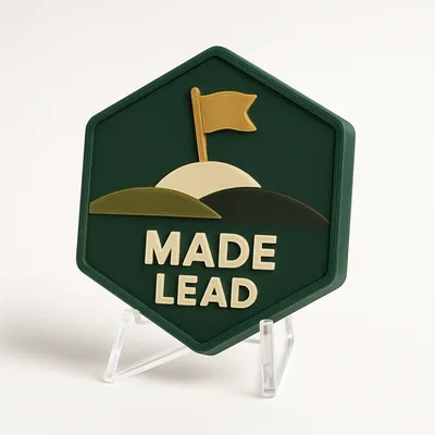 Made Lead magnetic 3D-printed achievement badge