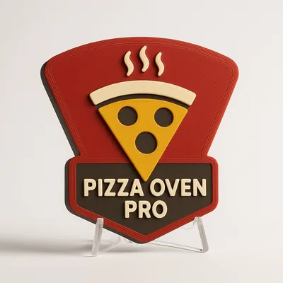 Pizza Oven Pro magnetic 3D-printed achievement badge