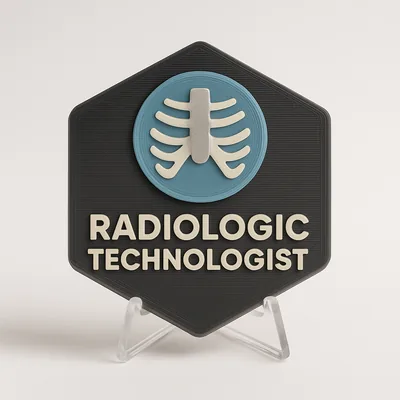 Radiologic Technologist magnetic 3D-printed achievement badge