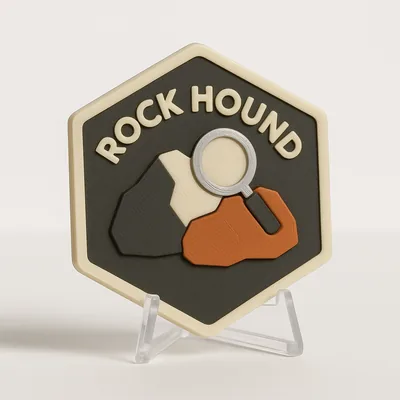 Rockhound's Realm badge collection