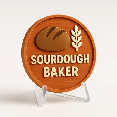 Sourdough Society badge collection